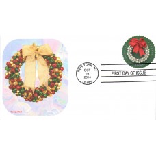 #4936 Silver Bells Wreath CompuChet FDC