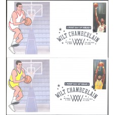 #4950-51 Wilt Chamberlain CompuChet FDC Set