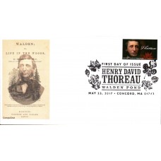 #5202 Henry David Thoreau CompuChet FDC