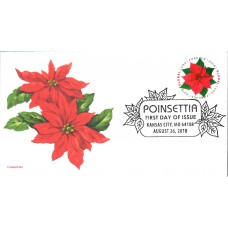 #5311 Poinsettia CompuChet FDC