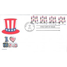 #5341 Uncle Sam Hat CompuChet FDC