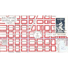 #2046 Babe Ruth Cornish FDC 