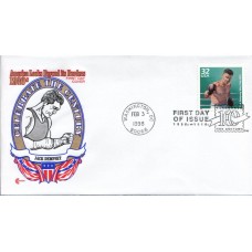 #3183m Jack Dempsey Covercraft FDC