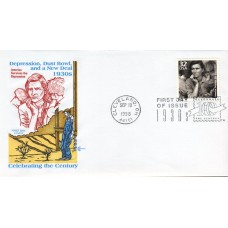 #3185m America Survives Depression Covercraft FDC