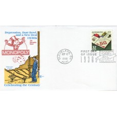 #3185o Monopoly Game Covercraft FDC