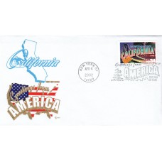 #3565 Greetings From California Covercraft FDC