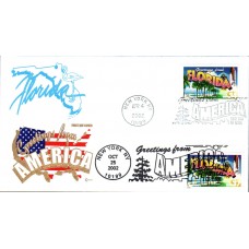 #3704 Greetings From Florida Dual Covercraft FDC