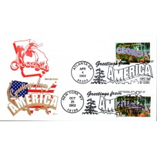 #3705 Greetings From Georgia Dual Covercraft FDC