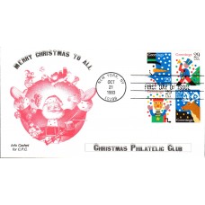 #2791-94 Christmas Designs CPC FDC