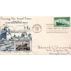 #939 Merchant Marines Crosby FDC