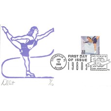 #3190e Figure Skating Curtis FDC