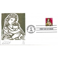 #3244 Madonna and Child Curtis FDC