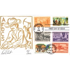 #3316 California Gold Rush Combo Curtis FDC