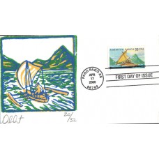 #3389 American Samoa Curtis FDC