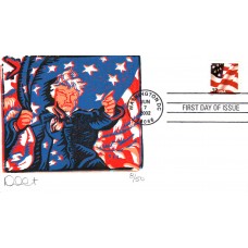 #3631 US Flag Curtis FDC