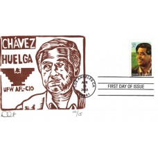 #3781 Cesar Chavez Curtis FDC