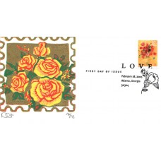 #3898 Love - Bouquet Curtis FDC