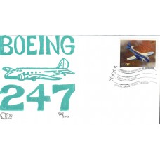 #3916 Boeing 247 Curtis FDC