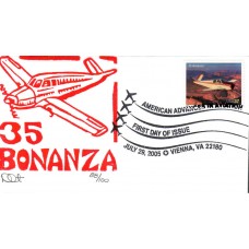 #3924 Beach 35 Bonanza Curtis FDC