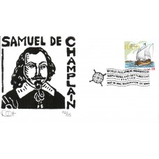 #4073 Samuel de Champlain Curtis FDC