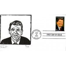 #4078 Ronald Reagan Curtis FDC