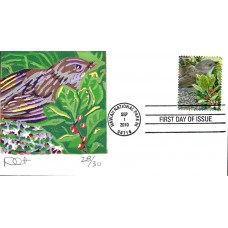 #4474d Omao Thrush Curtis FDC