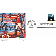 #4496 Patriotic Quill and Inkwell Curtis FDC