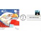 #4496 Patriotic Quill and Inkwell Curtis FDC