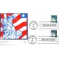 #4518 Lady Liberty Curtis FDC