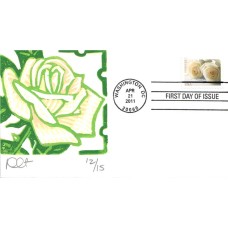 #4520 Wedding Roses Curtis FDC