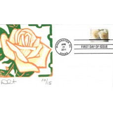 #4520 Wedding Roses Curtis FDC