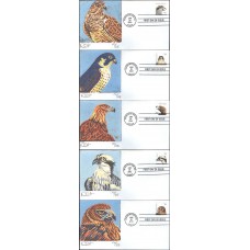 #4608-12 Birds of Prey Curtis FDC Set