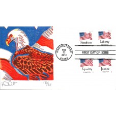 #4645-48 Four Flags Curtis FDC