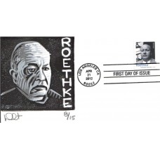 #4663 Theodore Roethke Curtis FDC