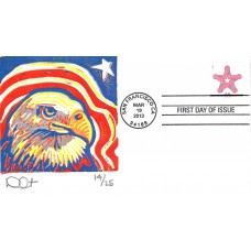 #4749 Patriotic Star Curtis FDC