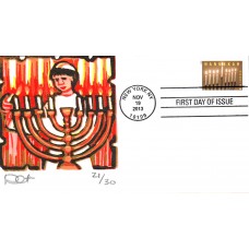 #4824 Hanukkah Curtis FDC