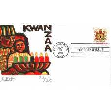 #4845 Kwanzaa Curtis FDC