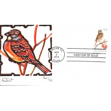 #4891 White-Throated Sparrow Curtis FDC