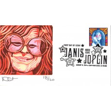 #4916 Janis Joplin Curtis FDC