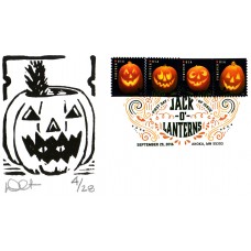 #5137-40 Jack O'Lanterns Curtis FDC