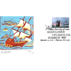 #5524 Mayflower in Plymouth Harbor Curtis FDC