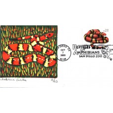 #3814 Scarlet Kingsnake S Curtis FDC