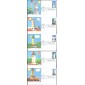 #4146-50 Pacific Lighthouses S Curtis FDC Set