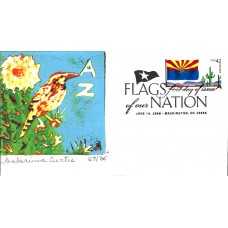 #4277 FOON: Arizona Flag S Curtis FDC