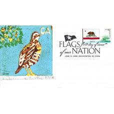 #4279 FOON: California Flag S Curtis FDC