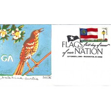 #4285 FOON: Georgia Flag S Curtis FDC