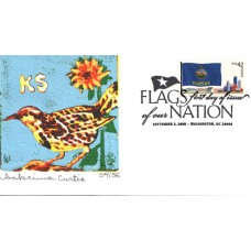 #4292 FOON: Kansas Flag S Curtis FDC