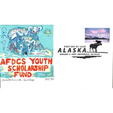 #4374 Alaska Statehood S Curtis FDC