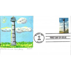 #4409 Matagorda Island Lighthouse S Curtis FDC