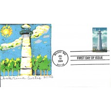 #4411 Biloxi Lighthouse S Curtis FDC